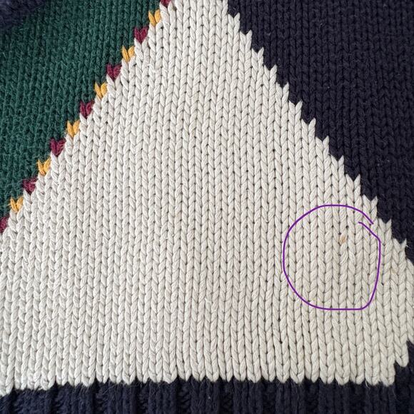 Vintage Argyle Sweater Preppy Academia Old Money Golfcore Ivy League Heritage L - Picture 8 of 8